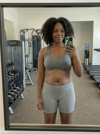 Before — Jasmine's weight-loss transformation