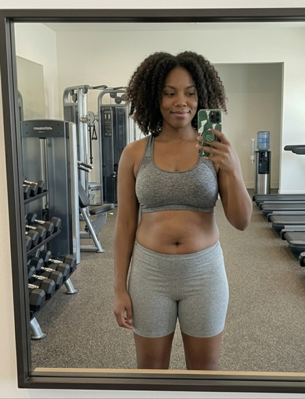 Before — Jasmine's weight-loss transformation