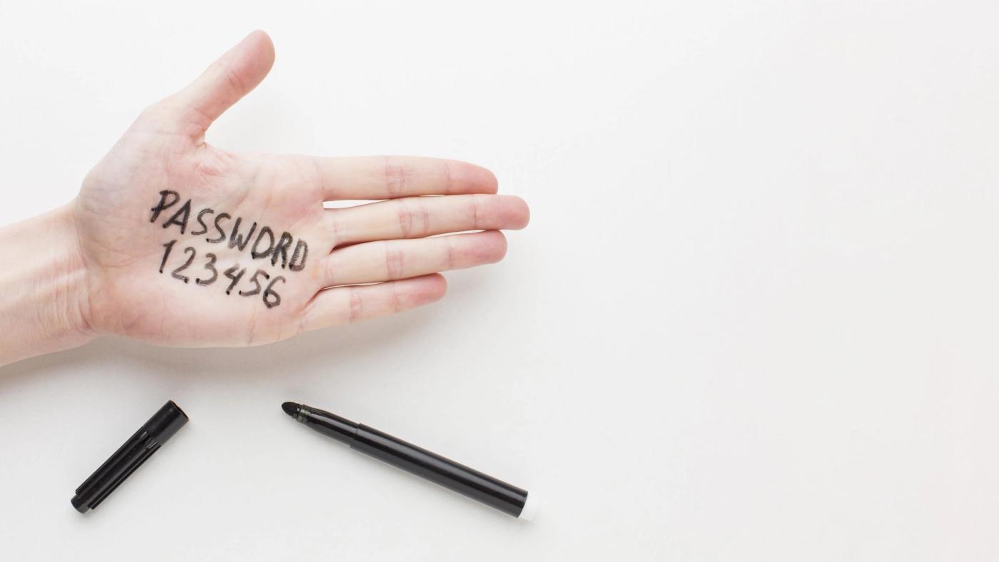 top-view-hand-with-password-it-copy-space
