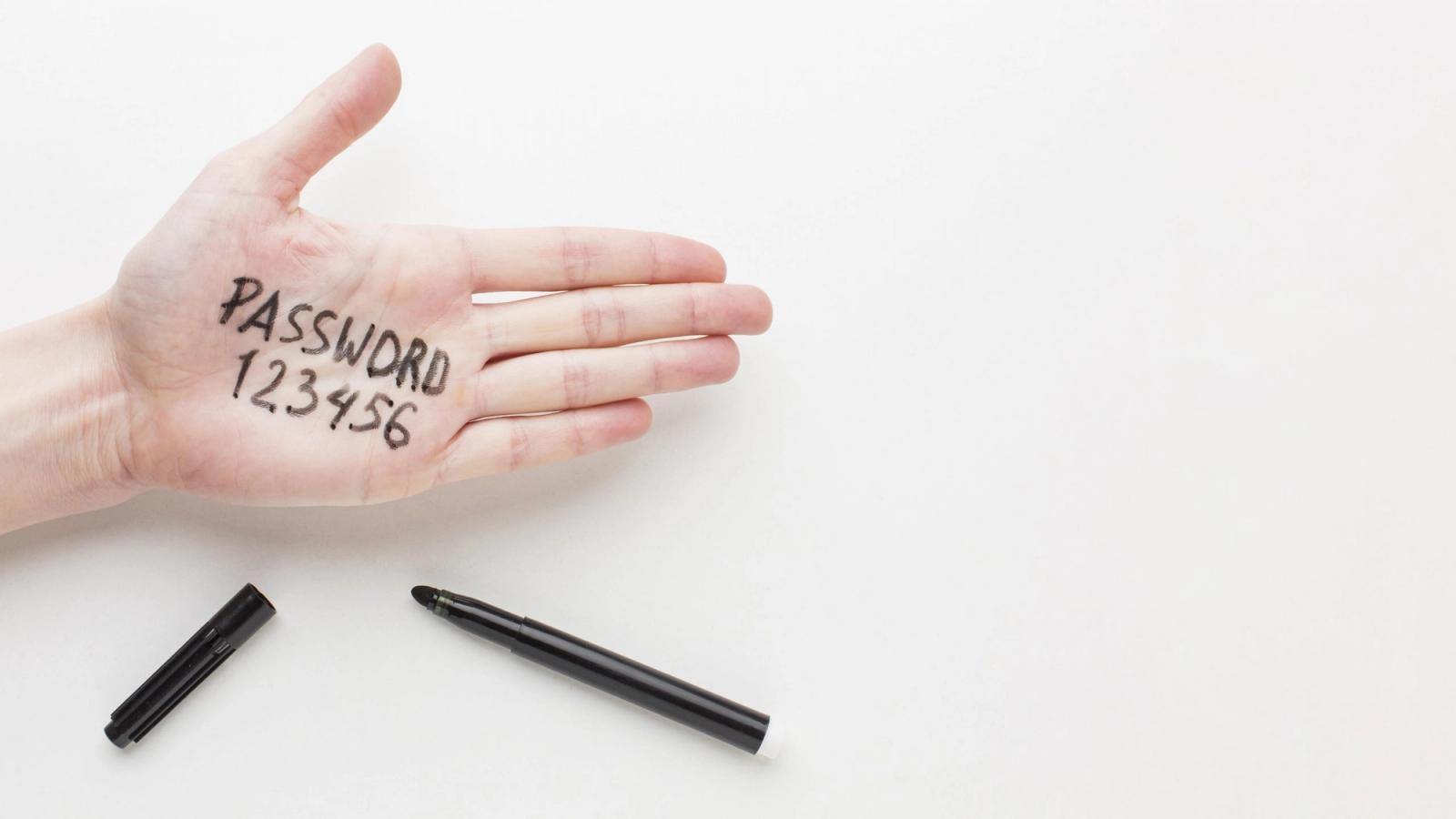top-view-hand-with-password-it-copy-space