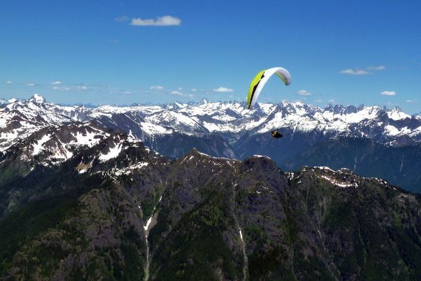 Across the North Cascade Mountains