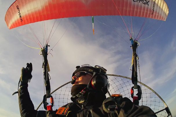 IRELAND TO AFRICA BY PARAMOTOR