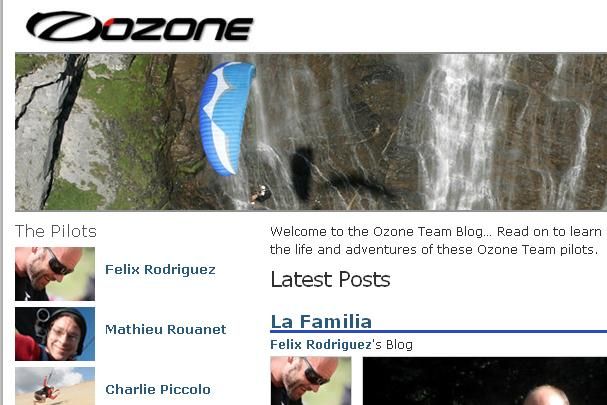 Les blogs de l'équipe Ozone...