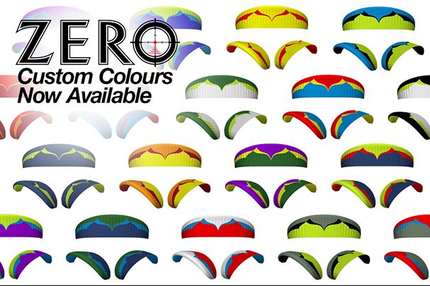 Colores a elegir en el Zero