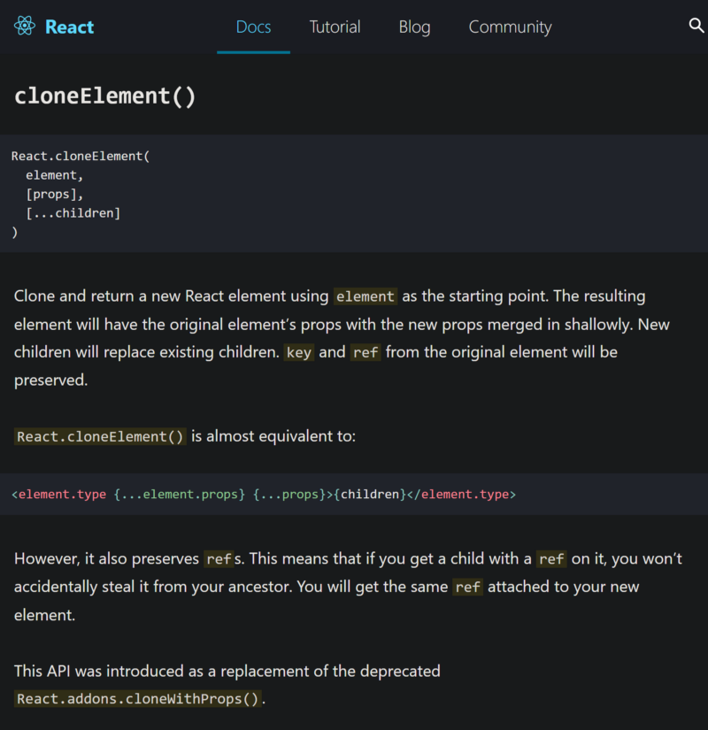 React.cloneElement vs. this.props.children