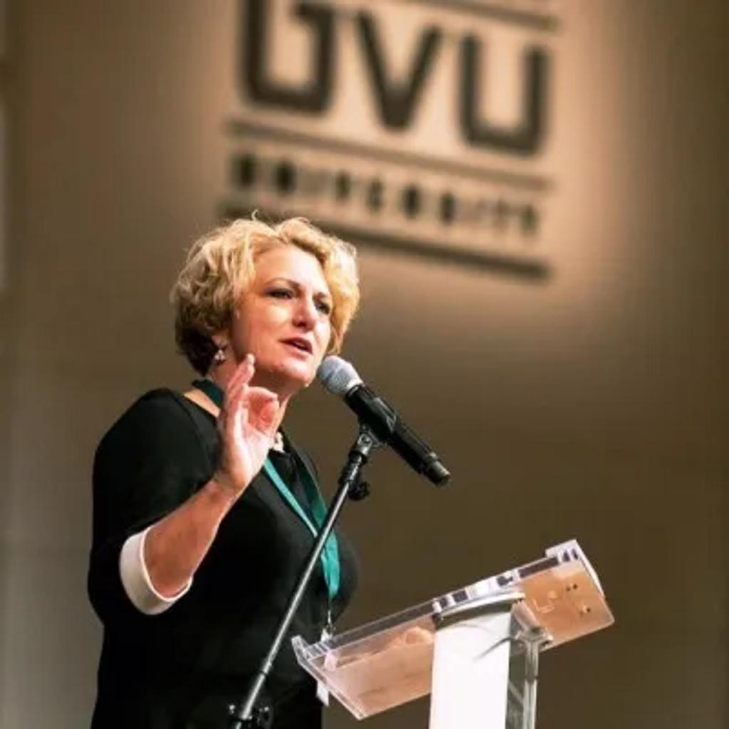 CJ Hernandez speaking at UVU