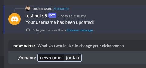 Discord Bot Command Example