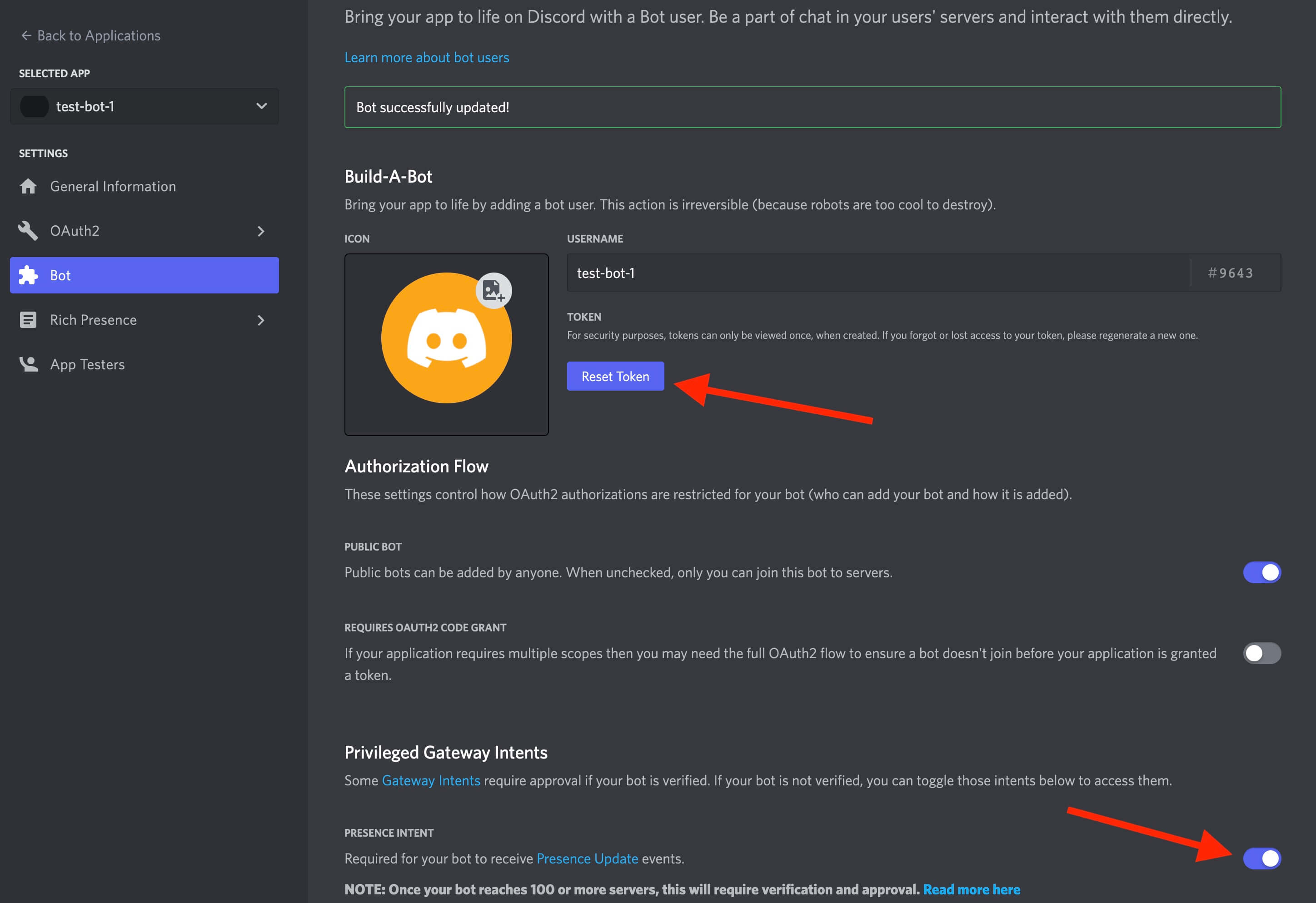 Discord Bot Token