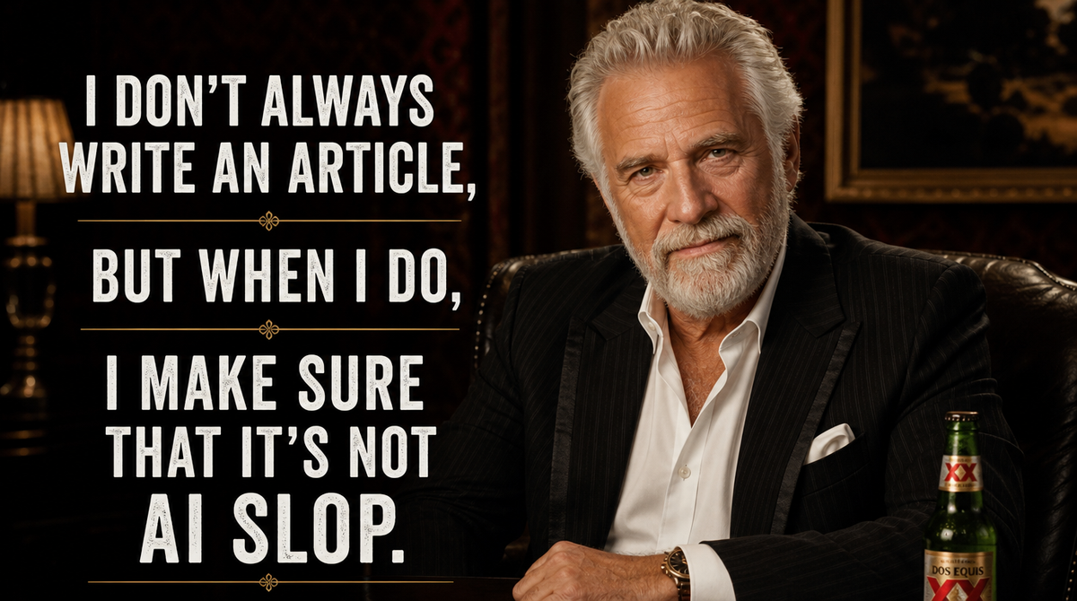 Bespoke human-created articles beat automated AI slop ones every day.