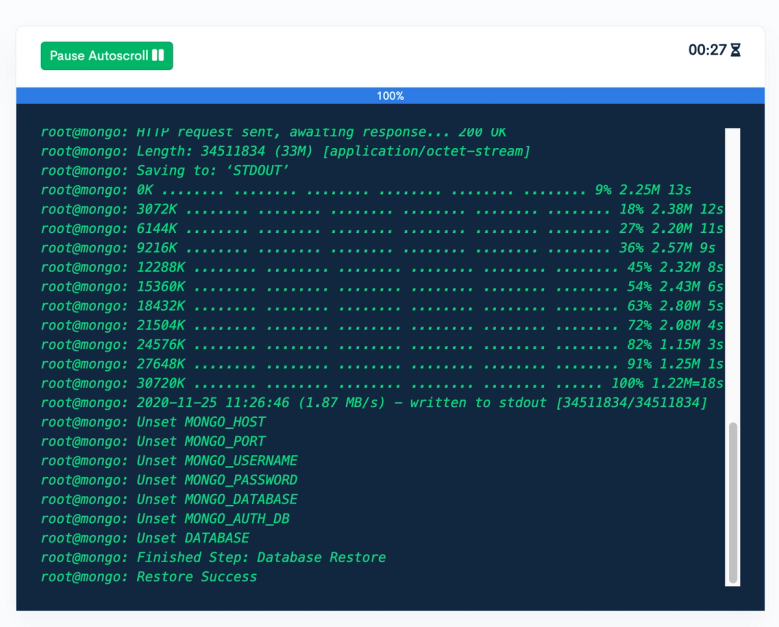 Restore MongoDB Database Easily