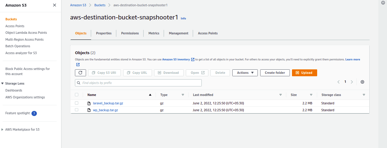 Copy Data From One AWS S3 Bucket To Another AWS S3 Bucket - SnapShooter ...