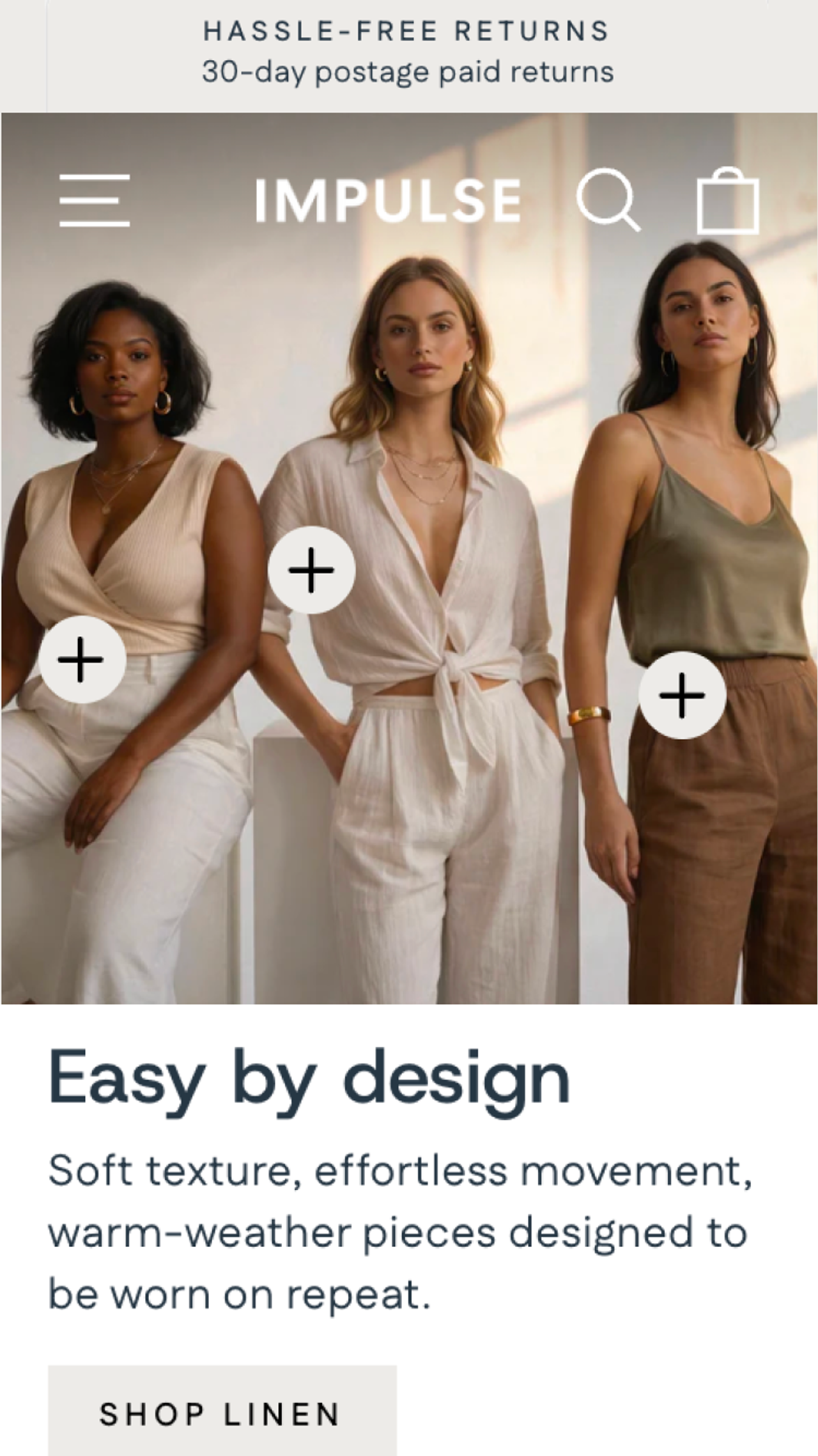 Aperçu du thème Shopify Impulse d’Archetype Themes