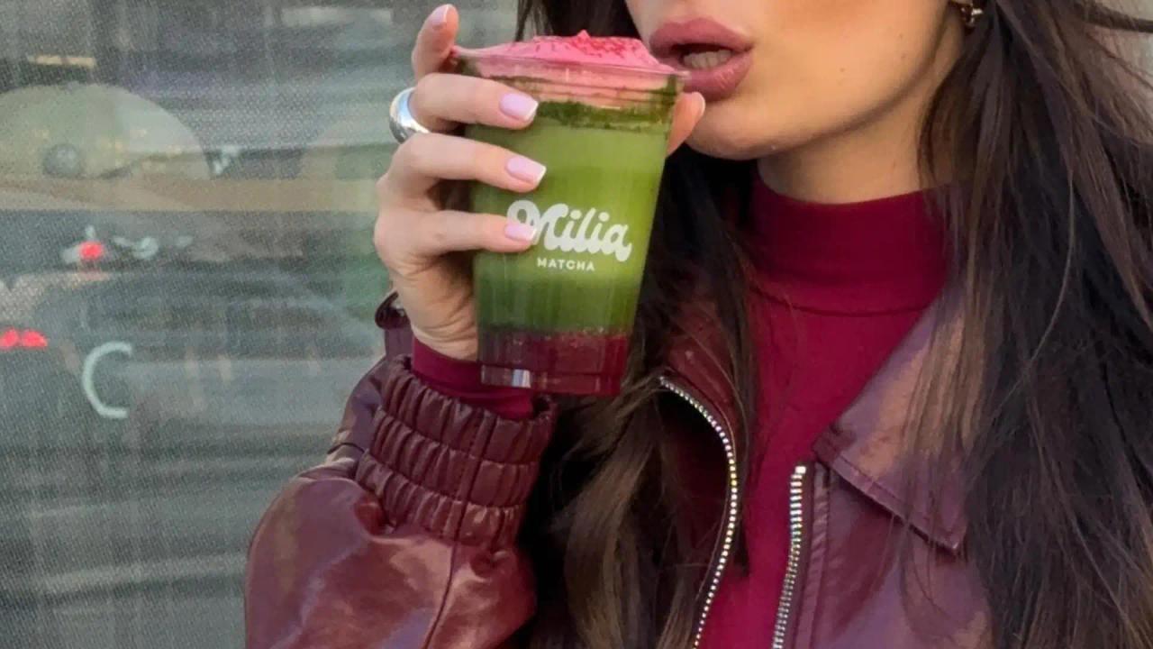 Gobelet de matcha Milia Matcha à emporter