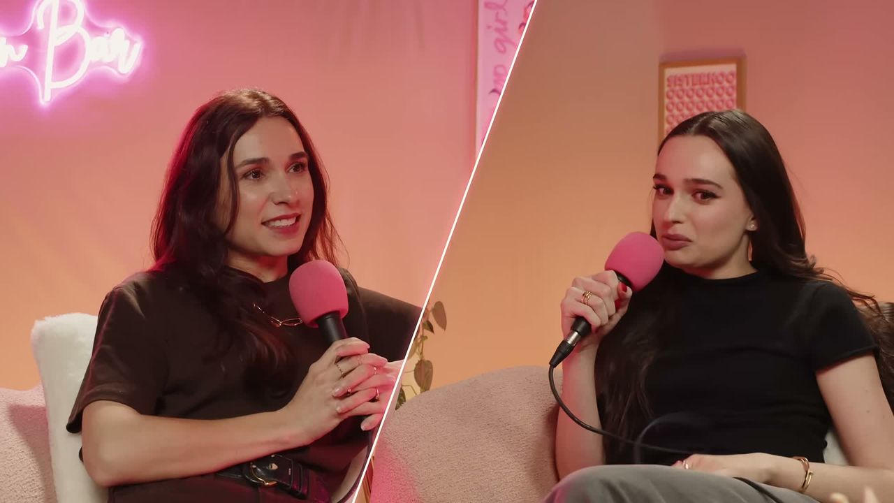 Andie Ella et Sandra Verger pendant l’épisode du podcast Les Locomotives consacré à la naissance de Milia Matcha