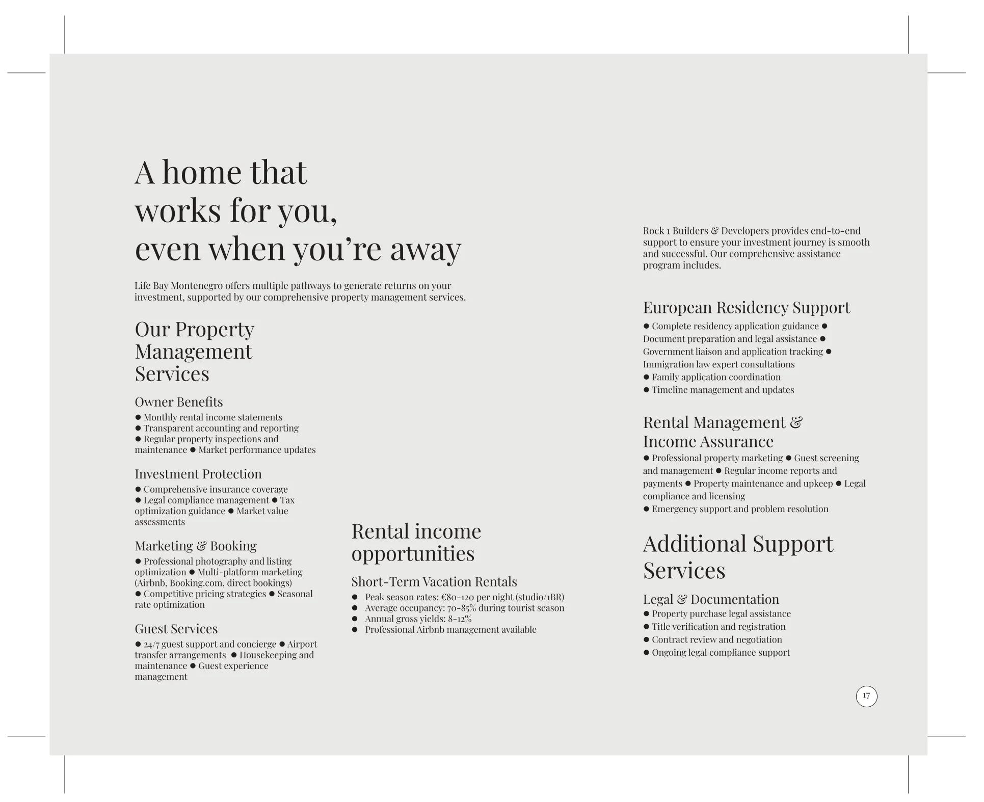 Property management services