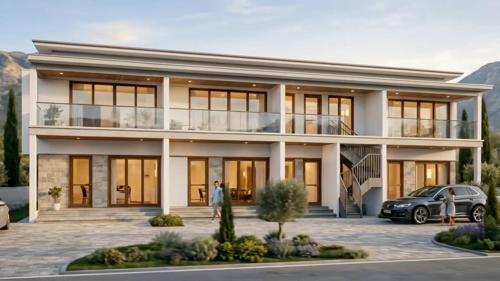 Villa building exterior
