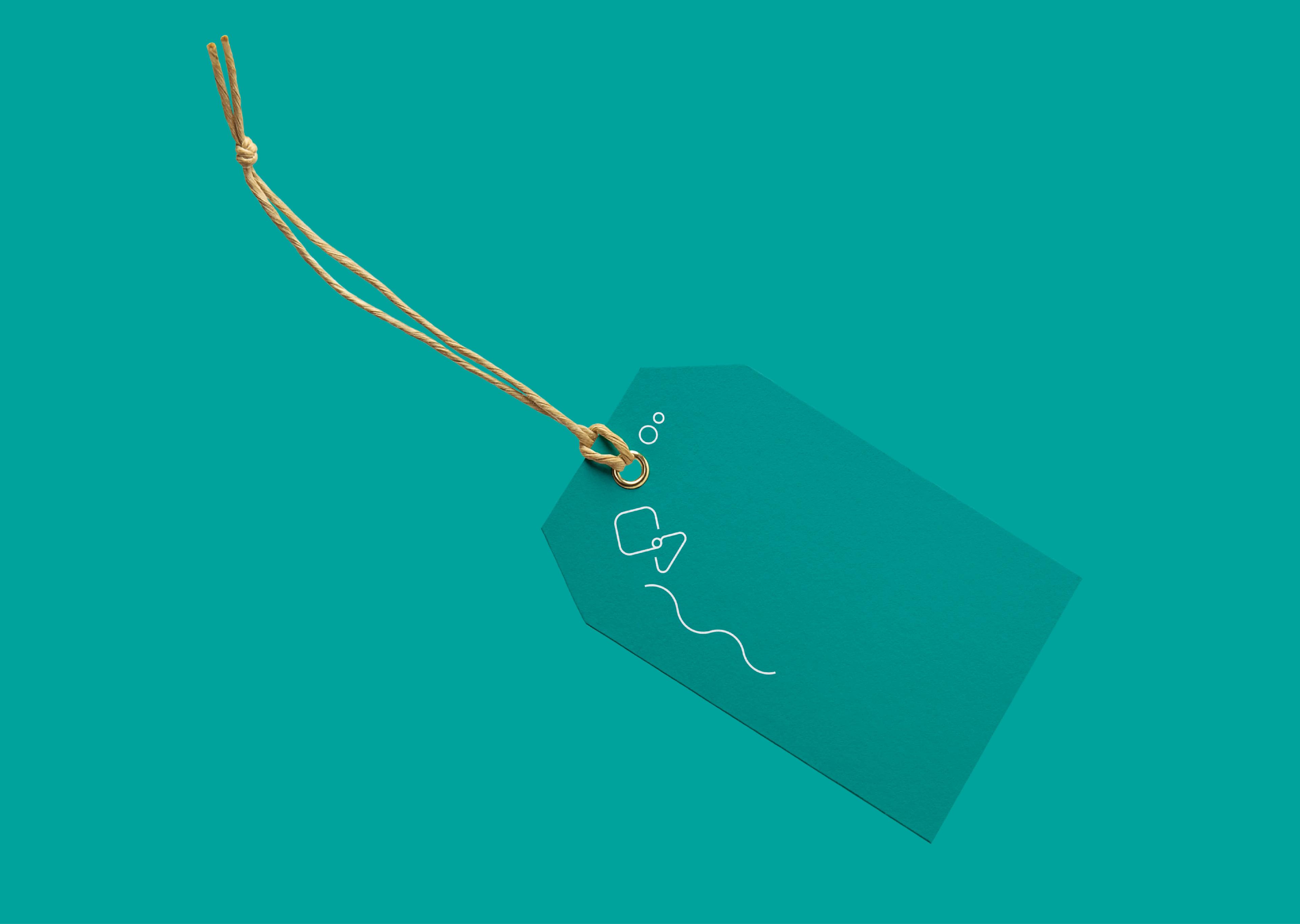 Jalongi logo on paper tag