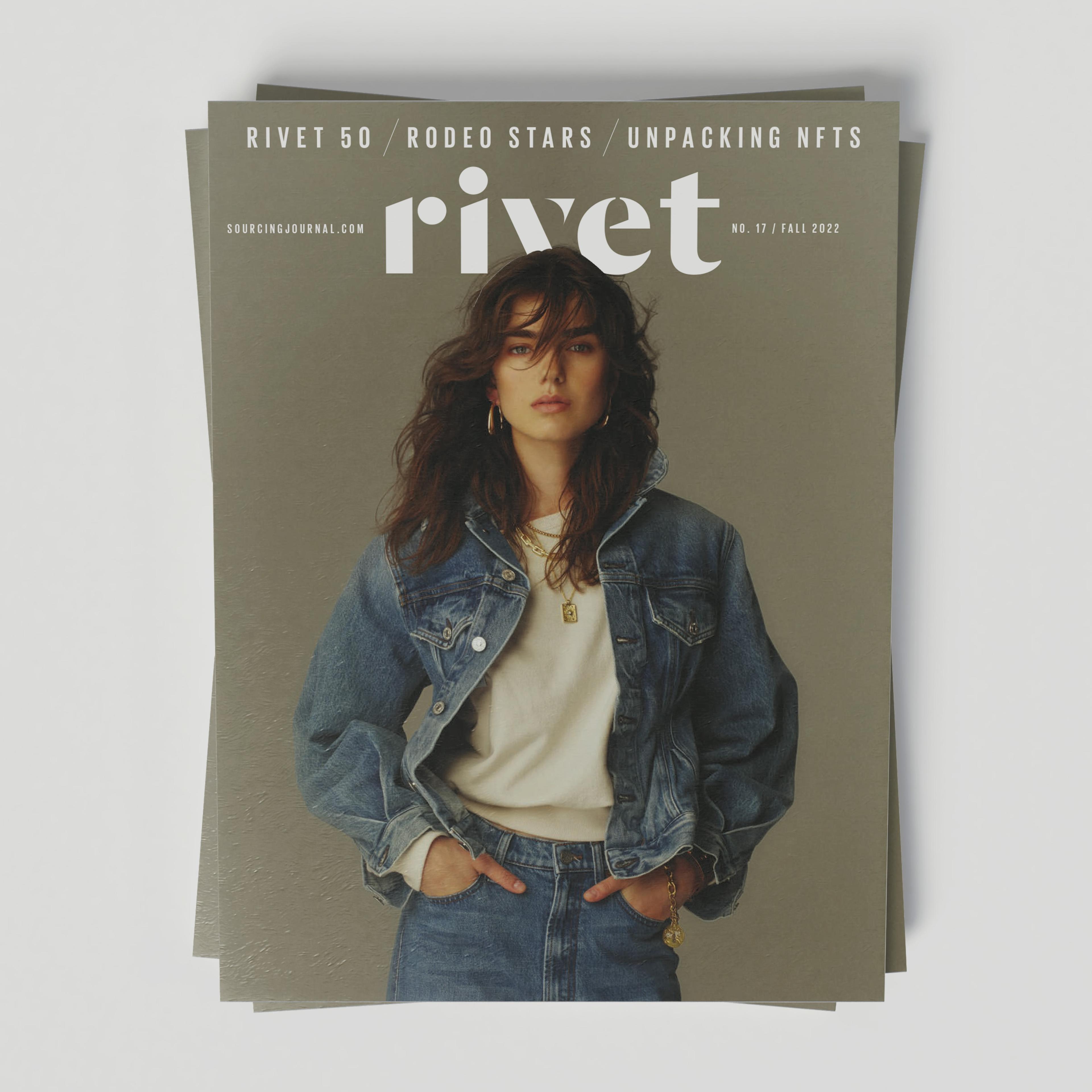 Rivet Magazine No. 17 Cover on a grey background