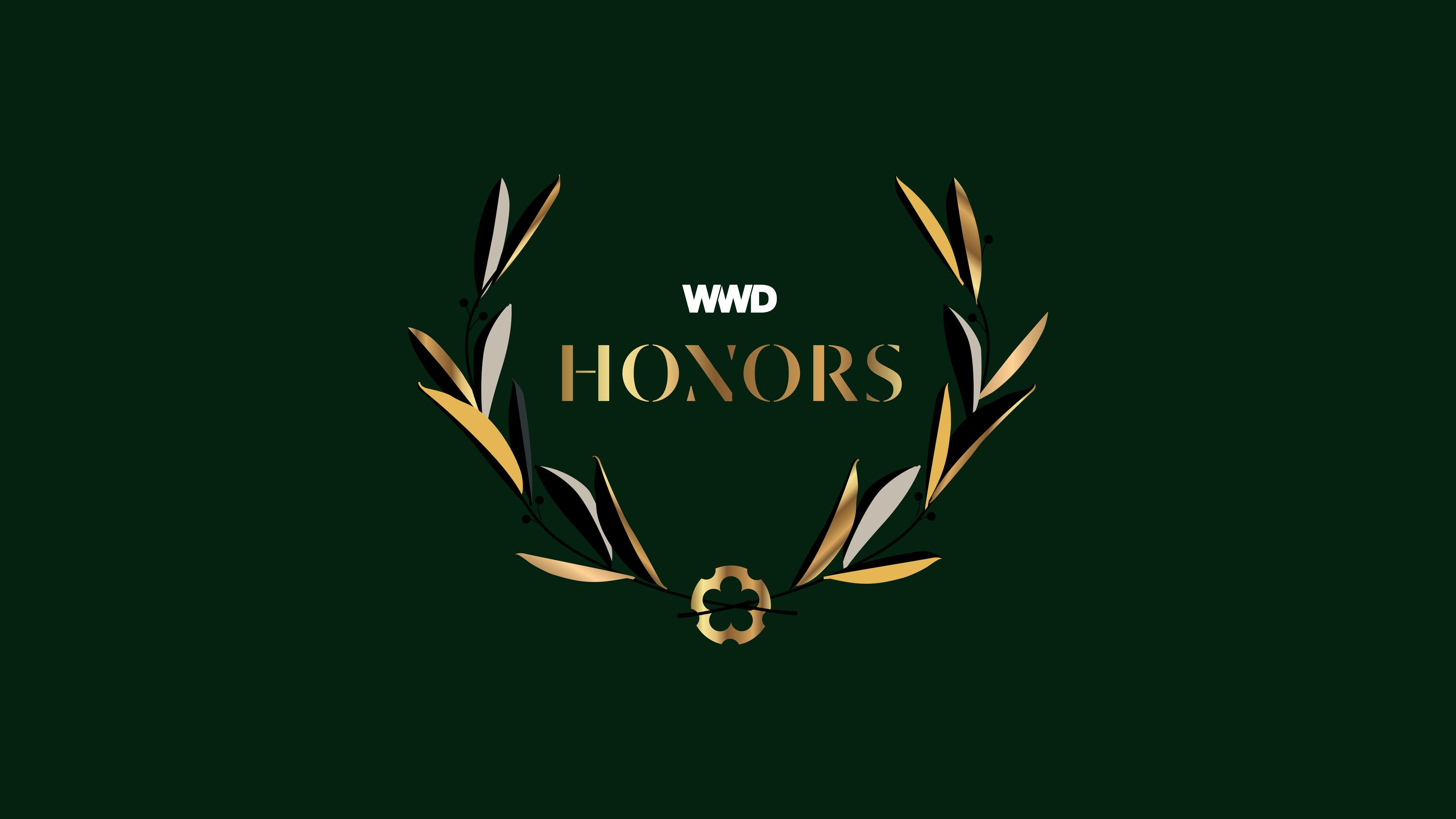 WWD Honors 2022 logo on a dark green background