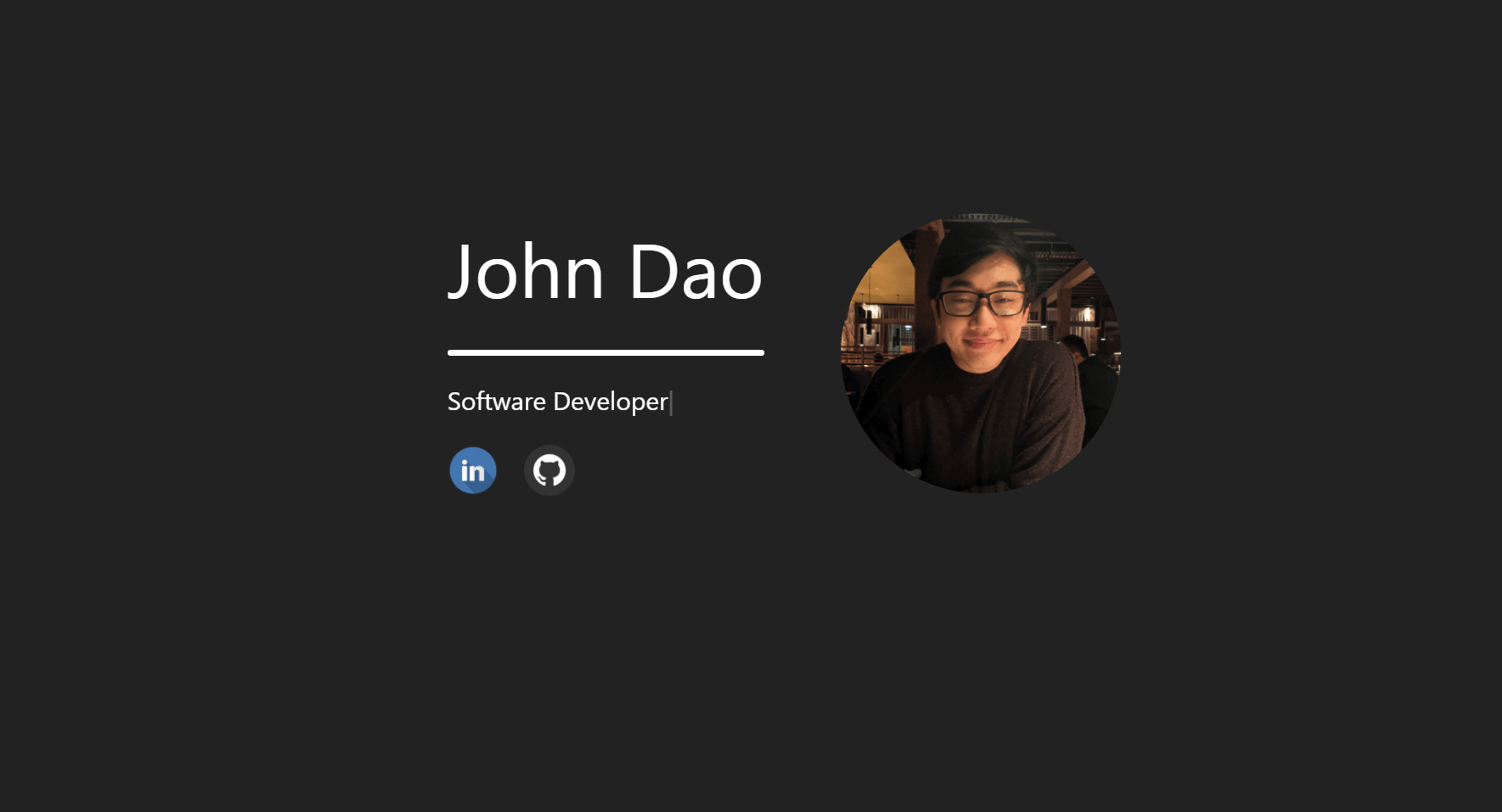 The second iteration and the true 'v1.0.0' of johndao.com