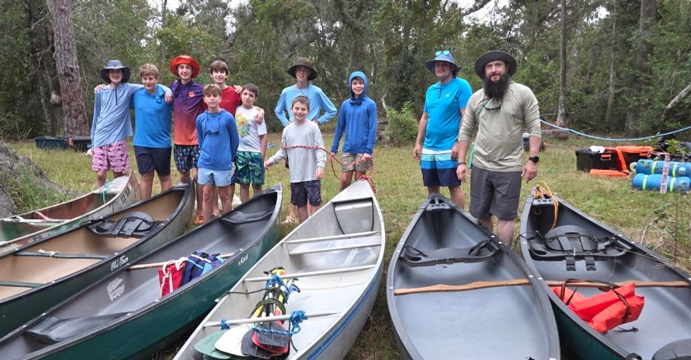 Suwanee River canoe trip