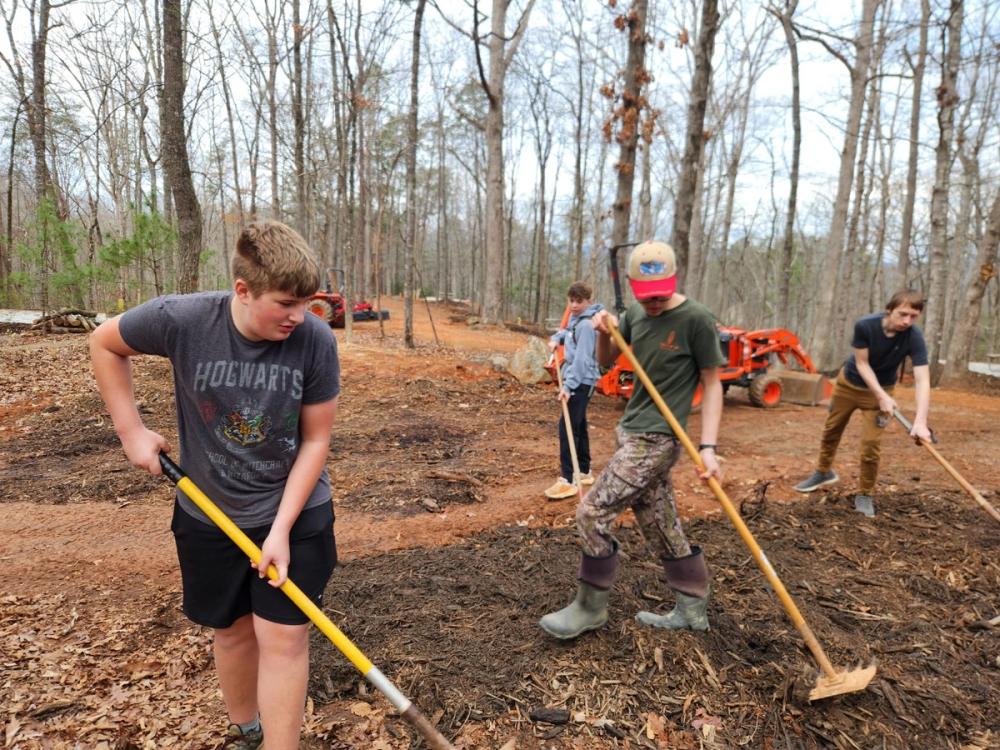 Scouts at Keowee-Toxaway Perk Up The Park event