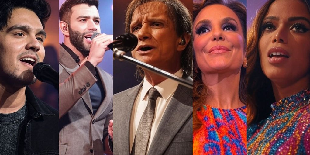 Os 5 Cantores Mais Famosos e Ricos do Brasil