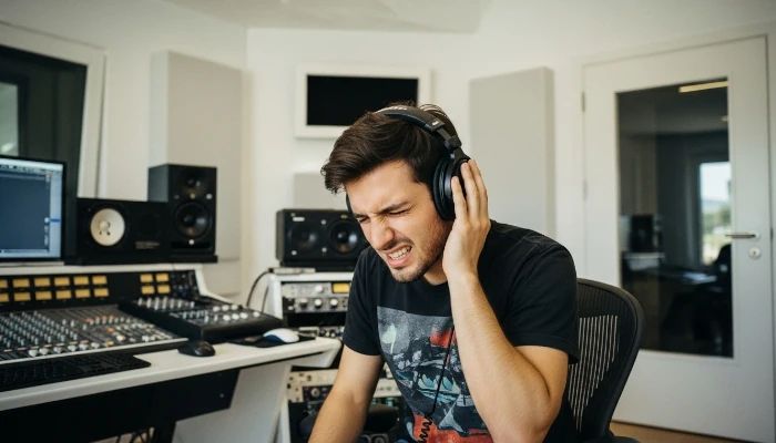 lucas com fadiga auditiva