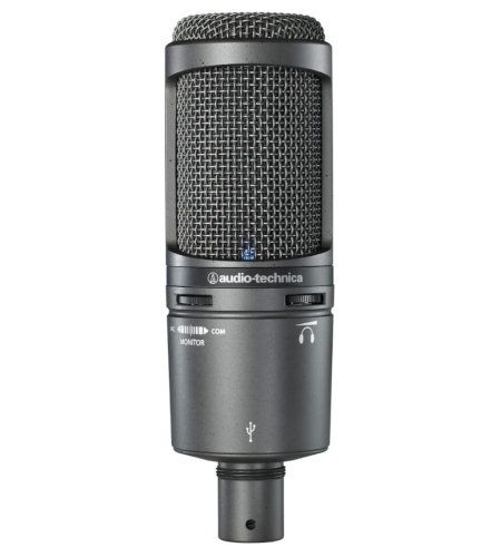 Audio-Technica AT2020USB + microfone condensador cardioide USB