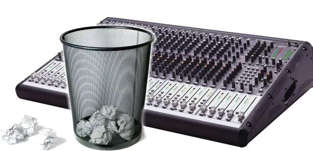 Mesa de Som Profissional – Será que elas vão parar no lixo?