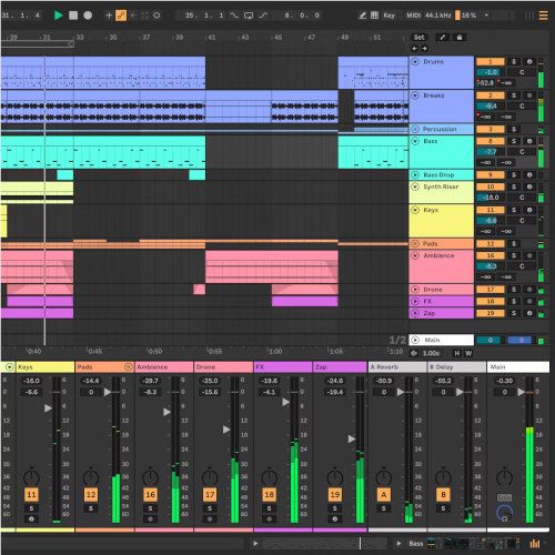 Ableton Live Interface Atual