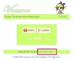 vocaroo salvar