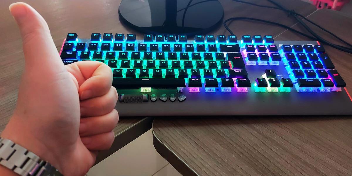 Teclado Mecânico RGB CRUISER Fortrek Vale a Pena?