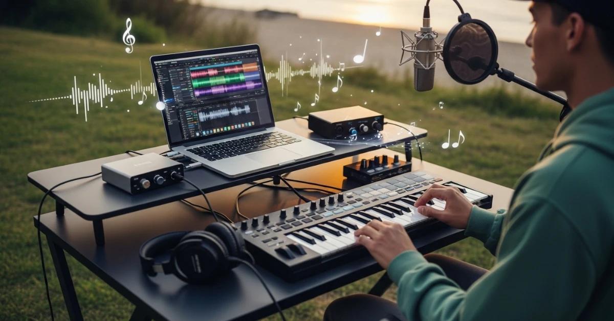 Produção Musical em Qualquer Lugar: Montando um Setup Móvel Imbatível