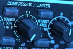 compressor de audio azul