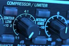 compressor de audio azul