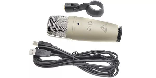 behringer c1u cabos usb