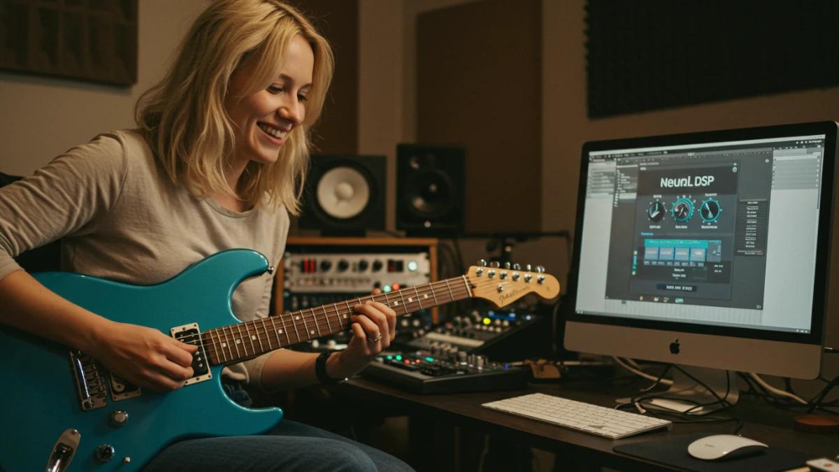 Grave Guitarra Elétrica Sem Amp com Neural DSP Fácil!