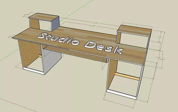 audio workstation 3d sketchup