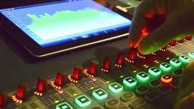 mixer audio digital painel