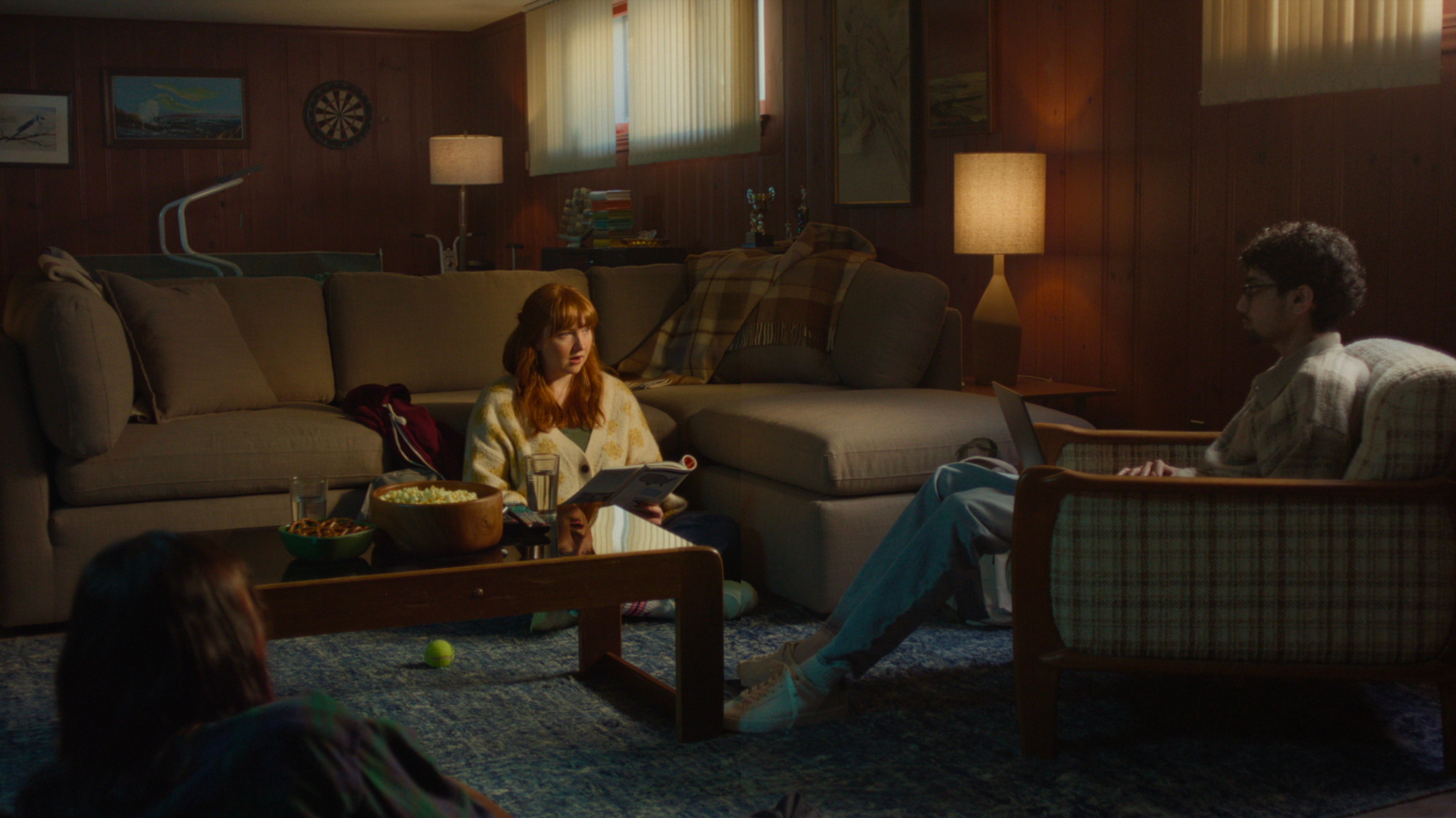 Still frame from the commercial titled Bell - We The Grimshaws