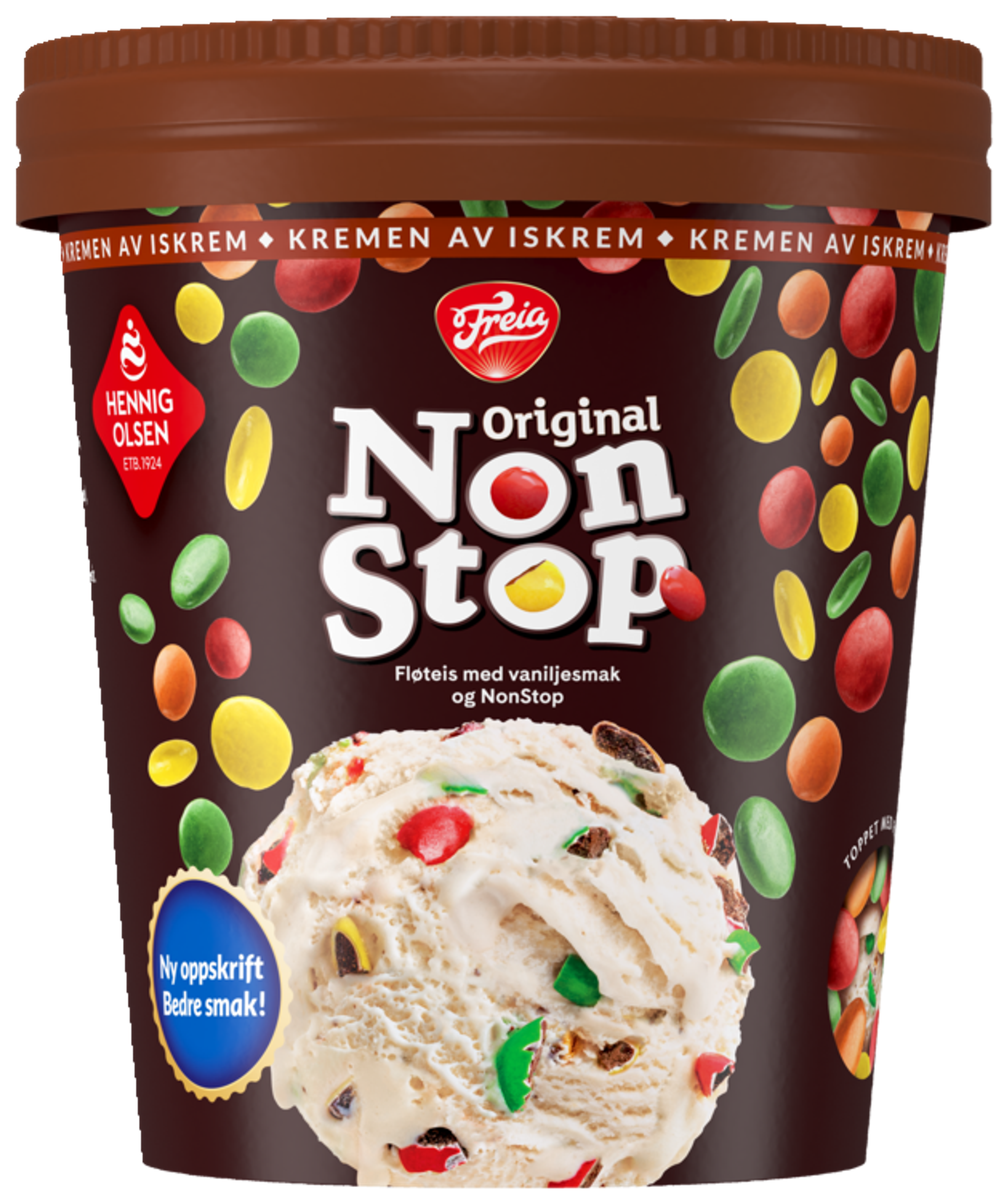 Freia Non Stop Fløteis med Vaniljesmak Beger 450ml - 1N