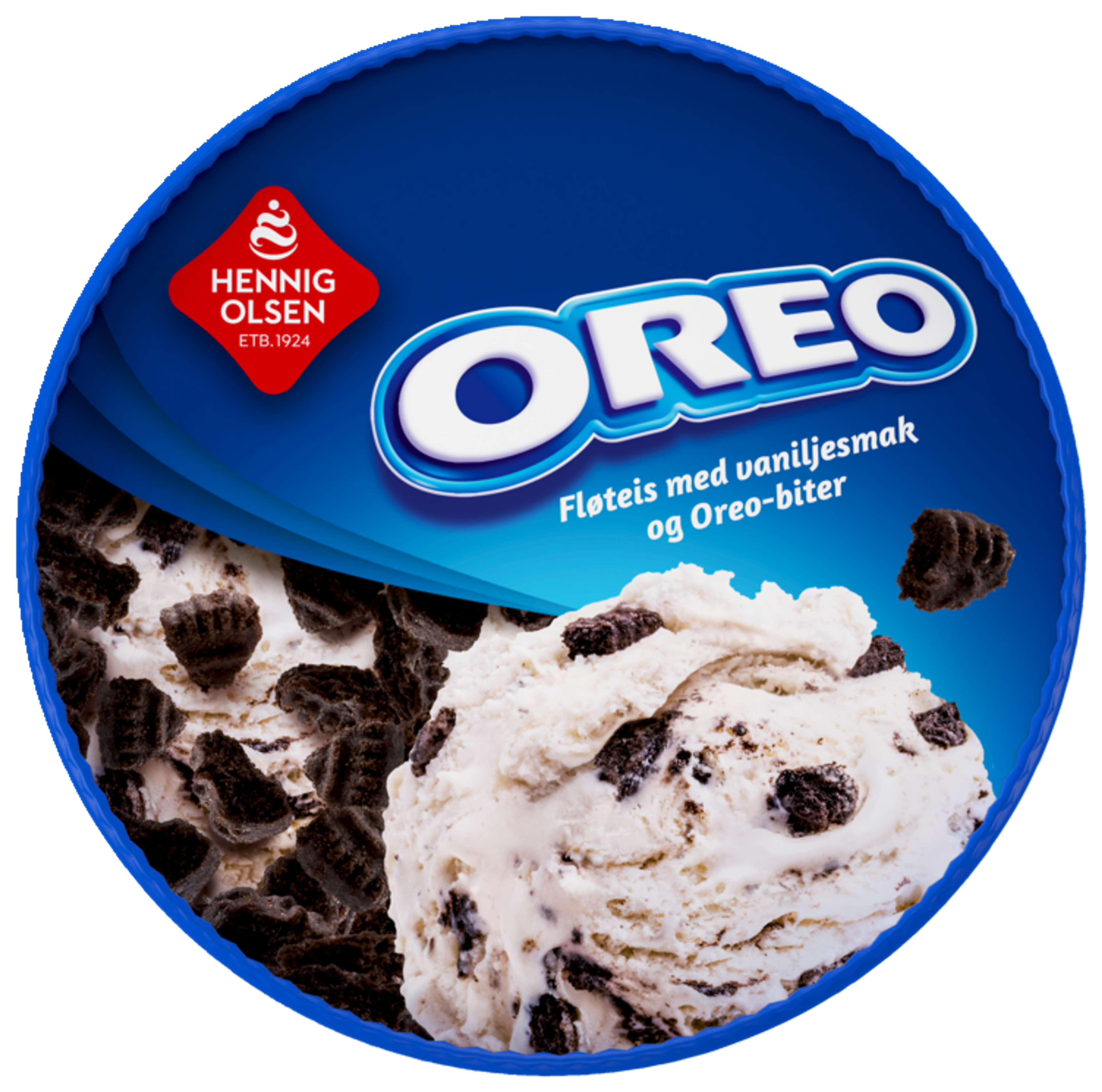 Oreo Fløteis med Vaniljesmak Beger 0.45l - 3N