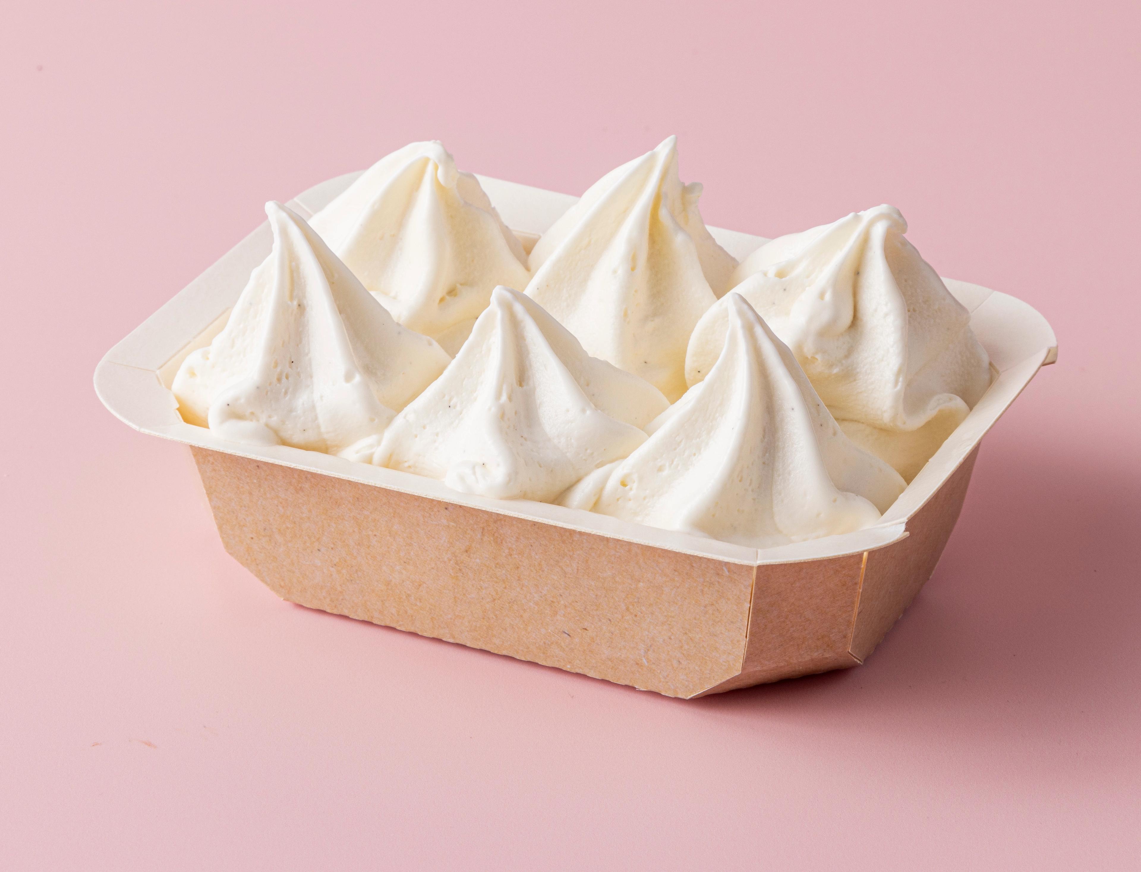 Fyll beger med softis