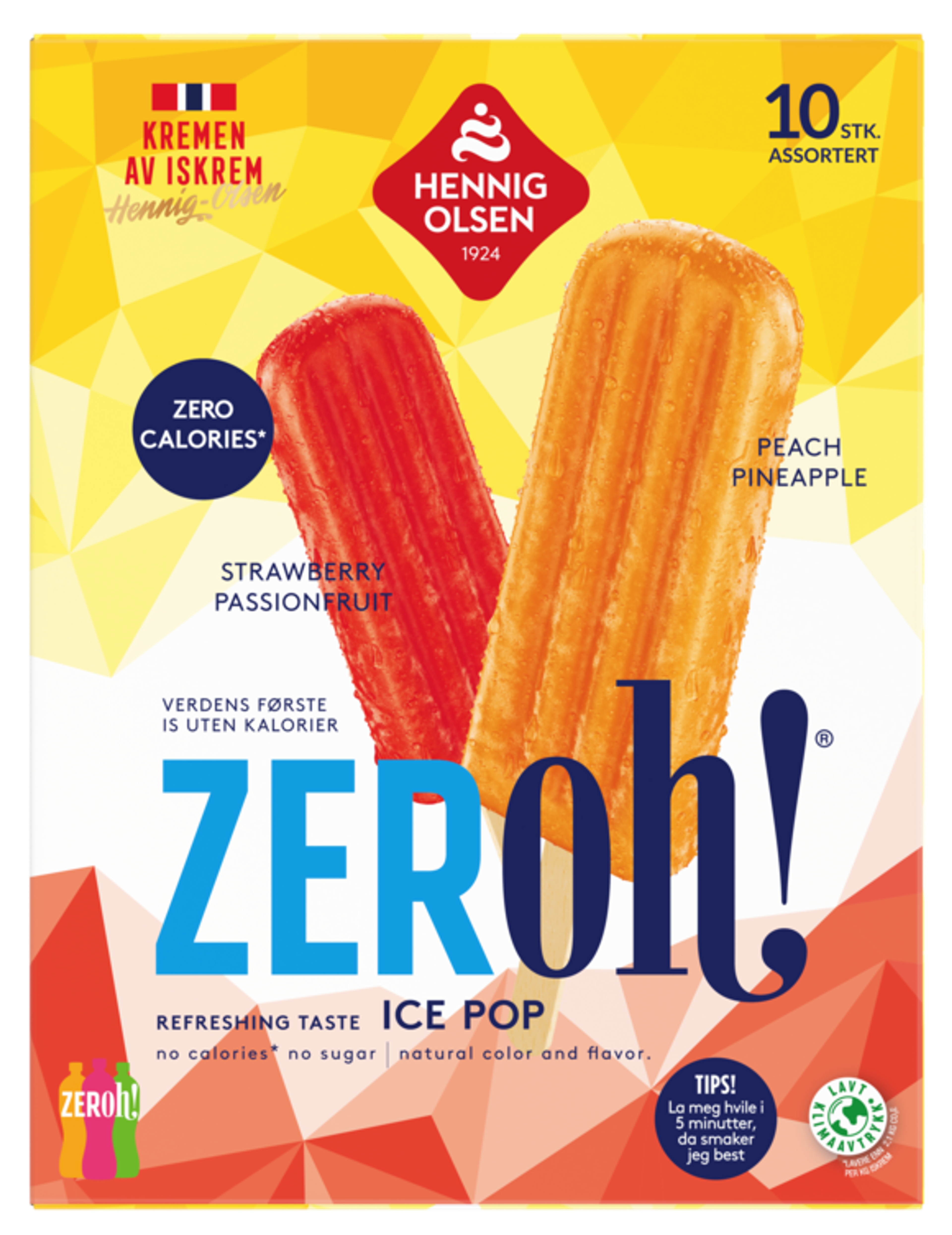 Zeroh! Strawberry Passionfruit & Peach Pinapple 10pk Vannis - 1N