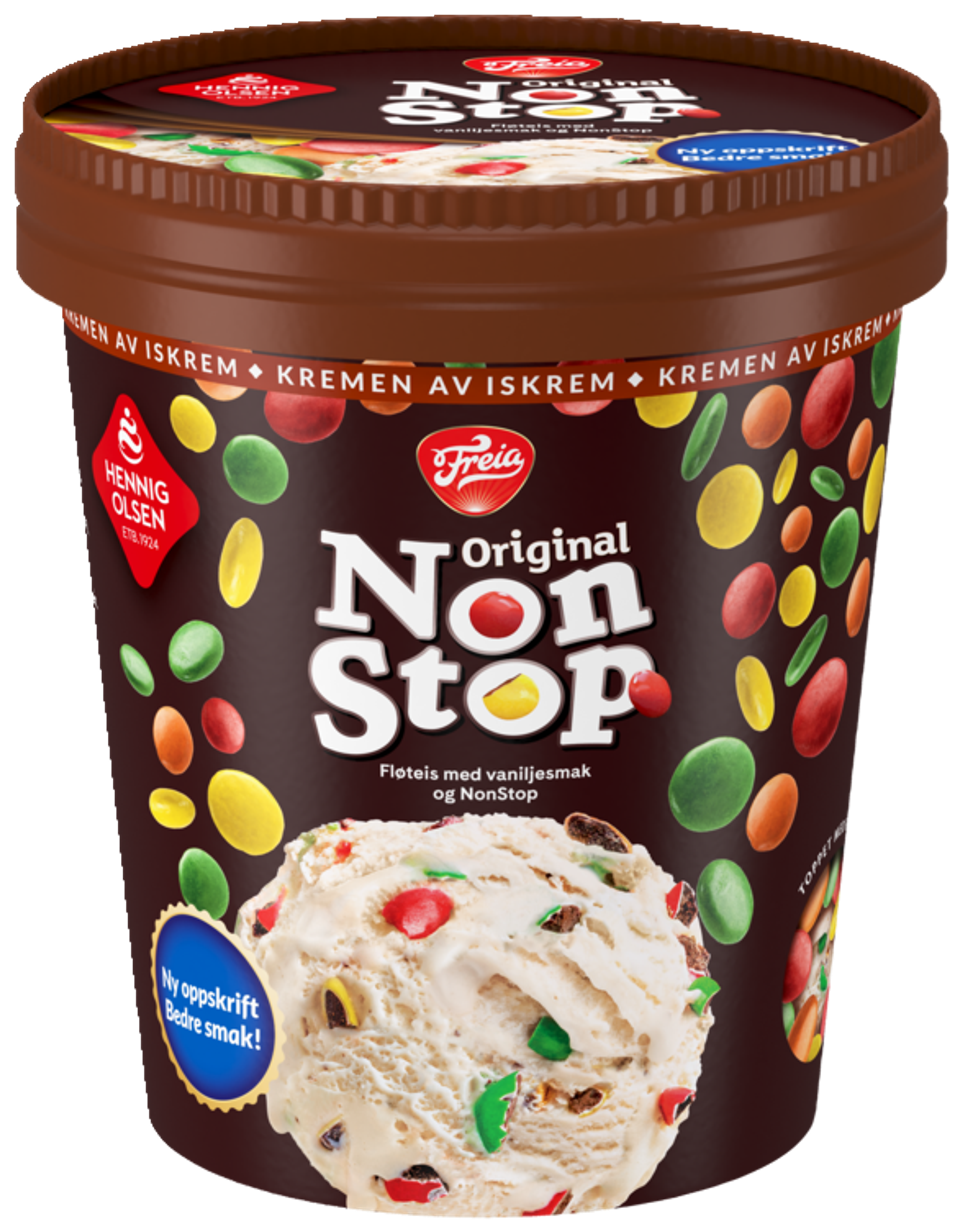Freia Non Stop Fløteis med Vaniljesmak Beger 450ml - 1C