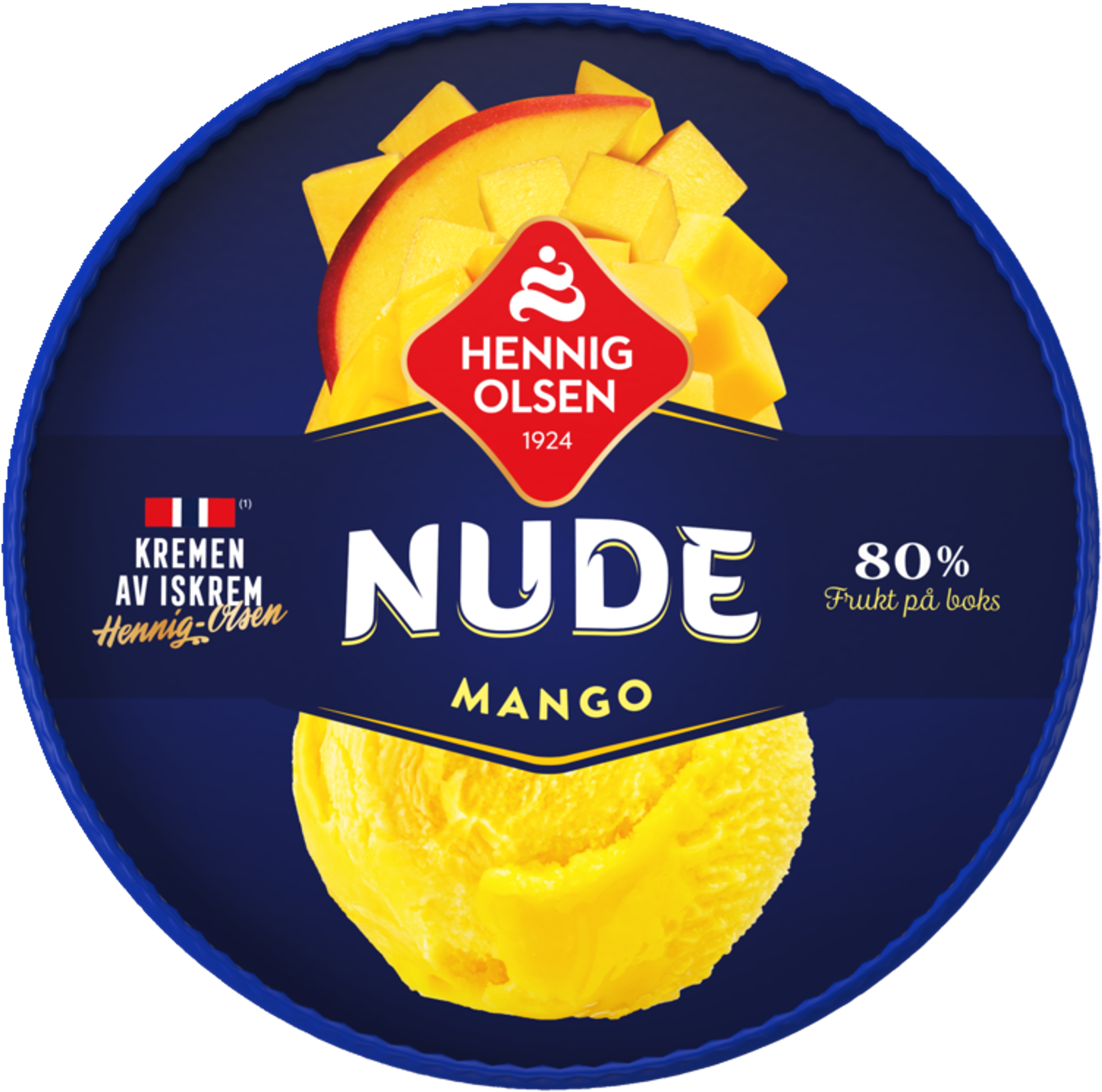 Nude Mango Sorbet 500ml 80% Frukt - 3N