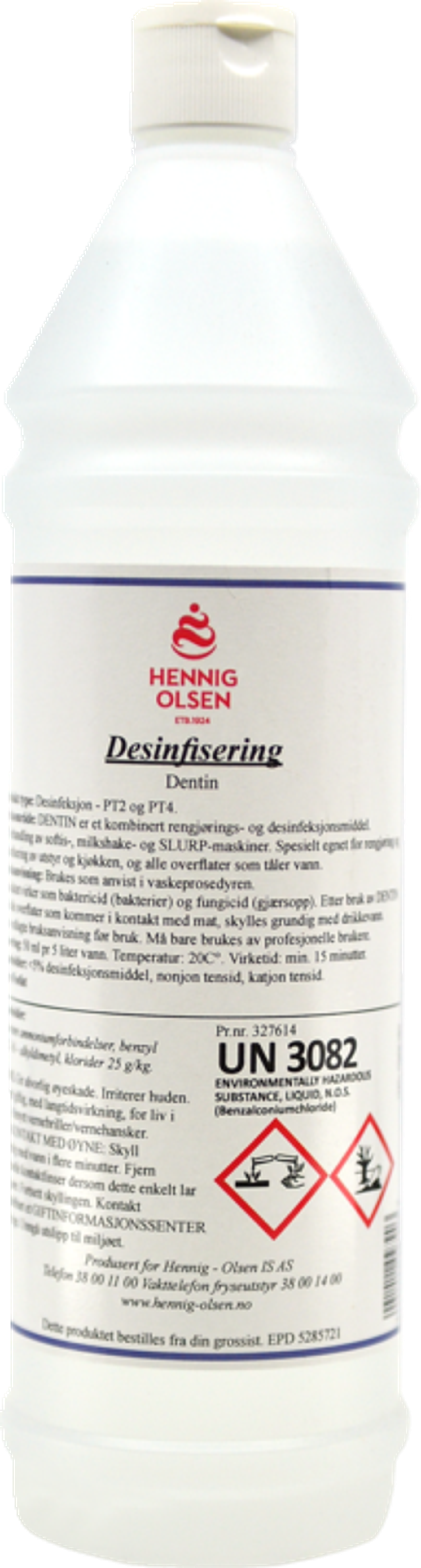 Desinfiserende Middel Til Milkshake/softismaskiner 1l - 1N