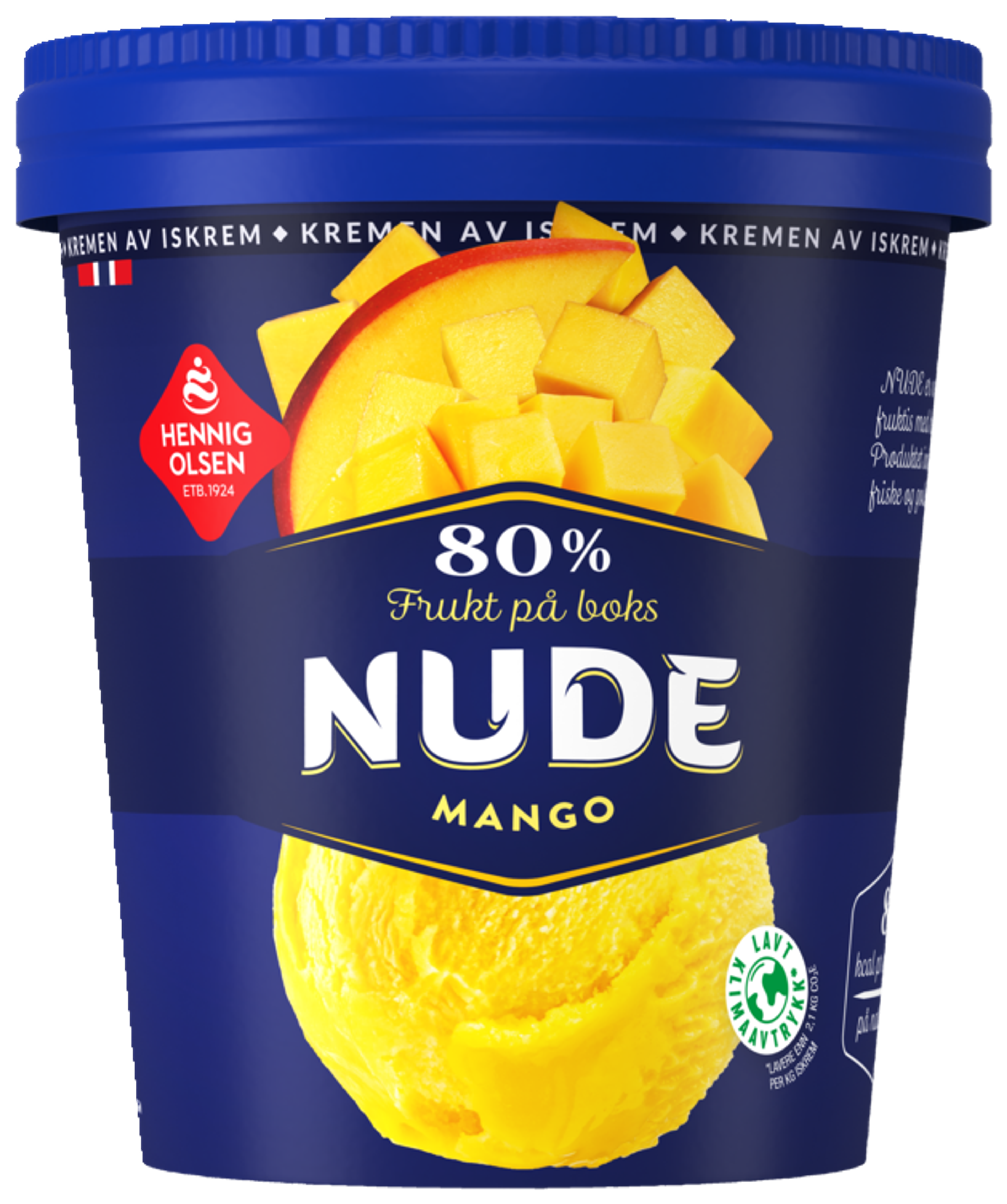 Nude Mango Sorbet 500ml 80% Frukt - 1N
