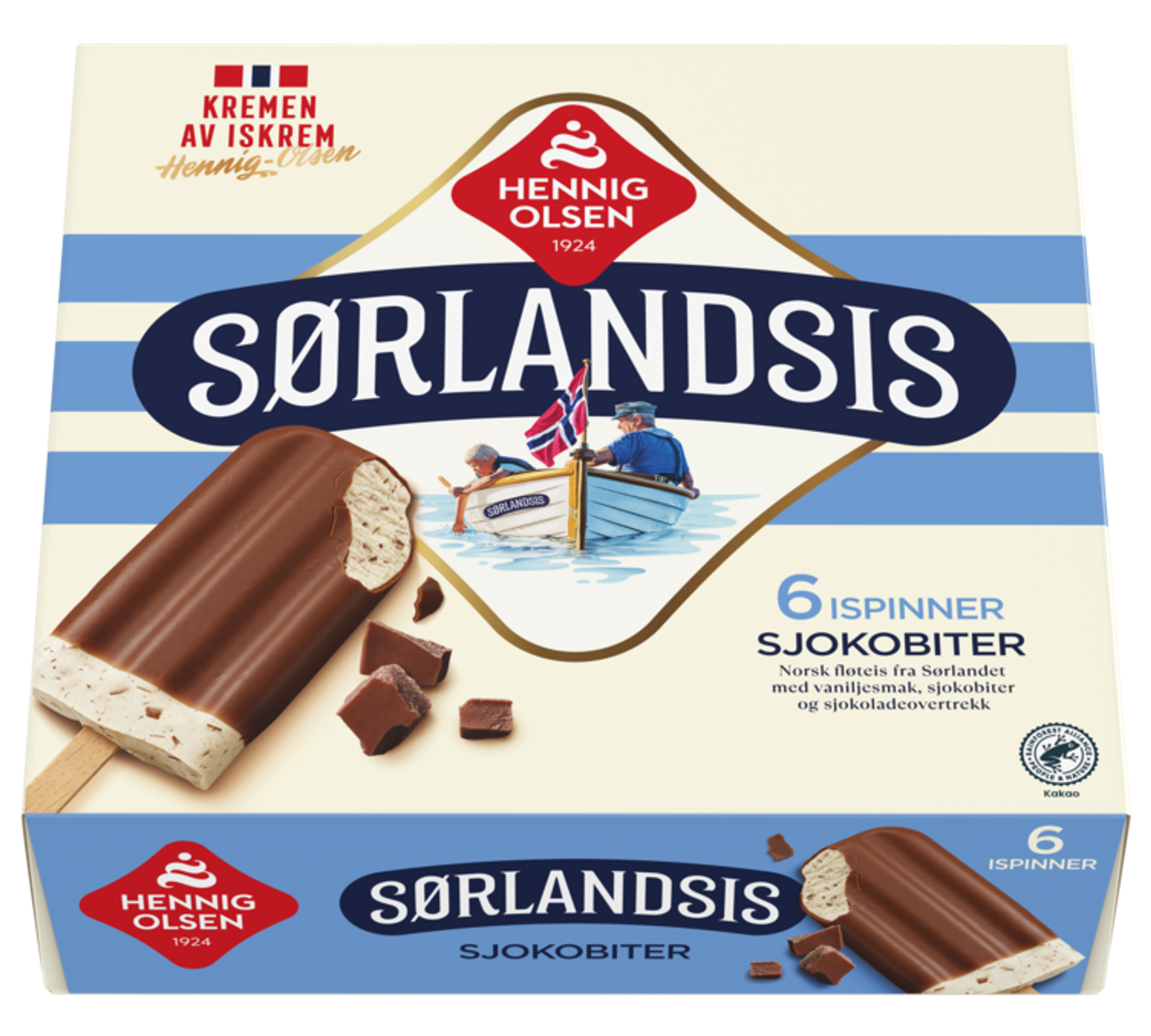 Sørlandsis Sjokobiter 6 stk - 1C